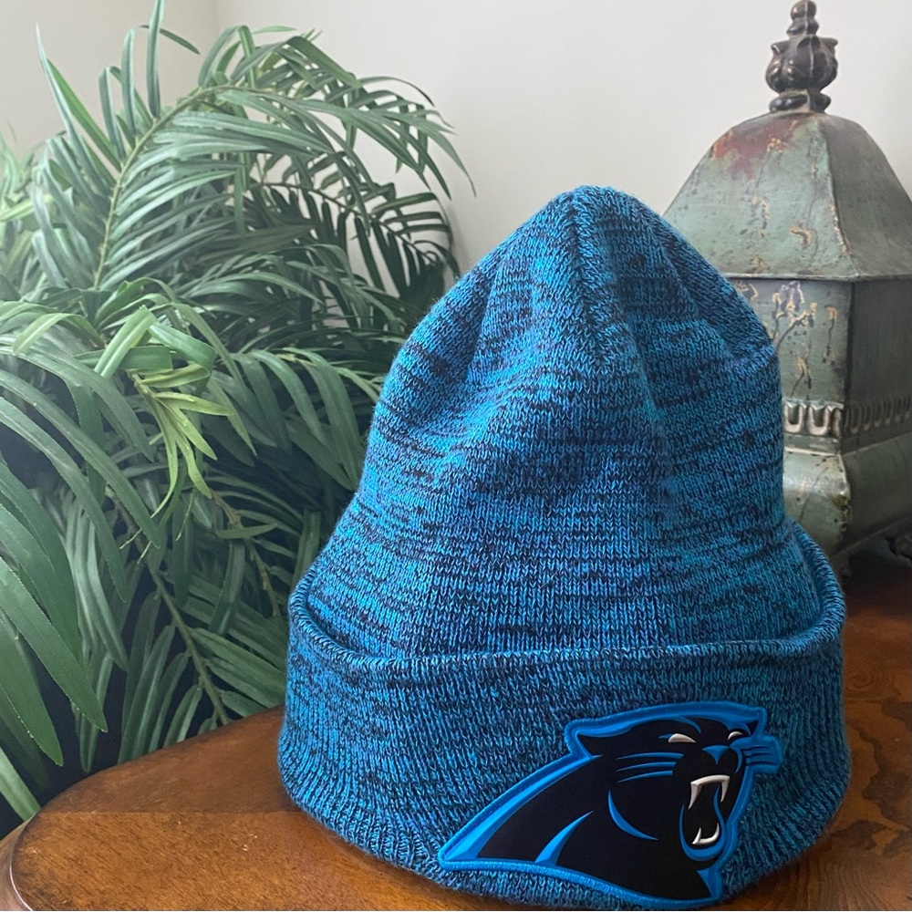 New Era NFL Carolina Panthers Blue Beanie Hat